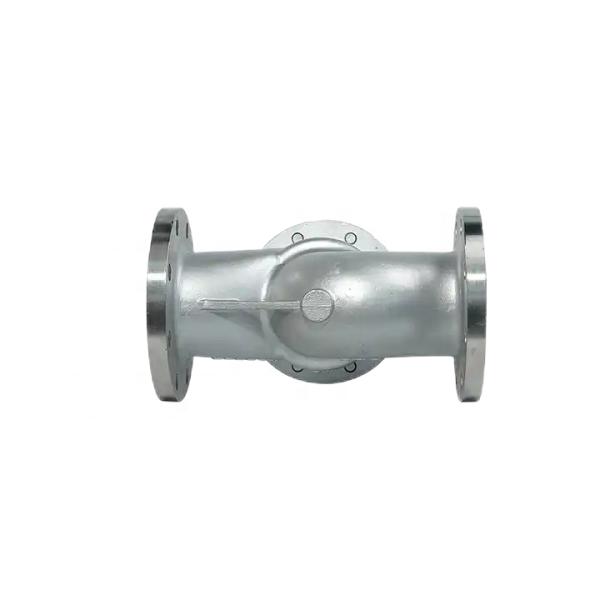 Flanged Lift Check Valve Silver Stainless Steel 304 316 316L PN16 PN25 PN40 PN64 PN100