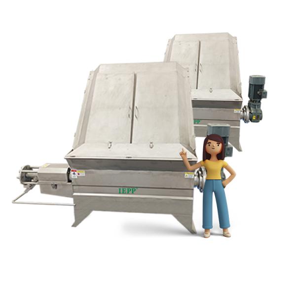 IEPP Manufacturer Factory Flushing Cow Dung Dewatering Machine Supplier Dairy Swine Pig Farm Manure Dehydrator Screen Separator