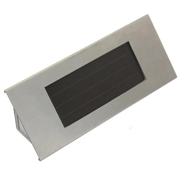 Waterproof Garden Solar Lamp Stainless Steel Solar Powered House Number and LED Light