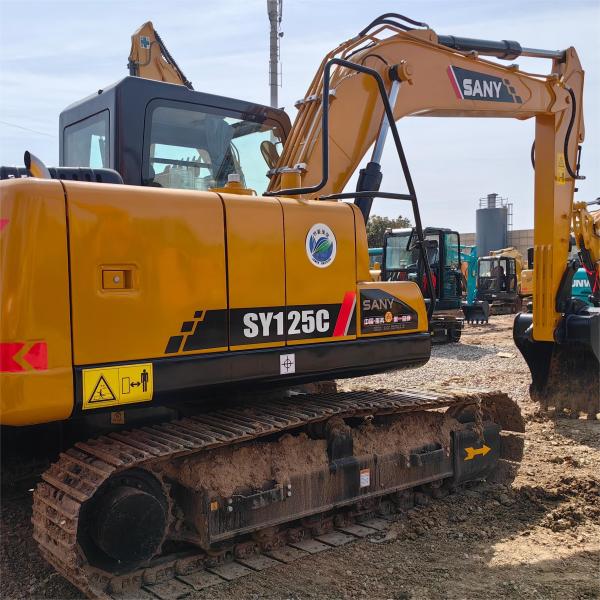 Full Hydraulic Used Sany Excavators Sy125 Earthmoving Equipment Trader