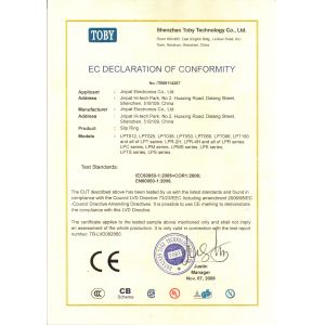 JINPAT Electronics Co., Ltd Certifications