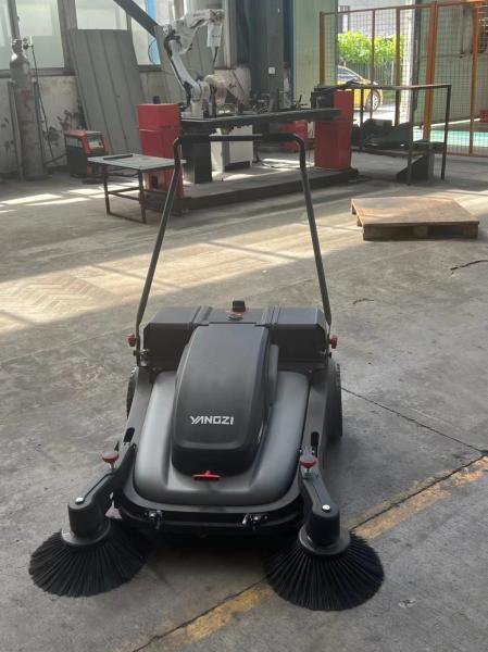 Pure Electric Energy Type Hand Push Multi-Function Power Tiller Cleaning Machine Home Floor Scrubber Sweeper