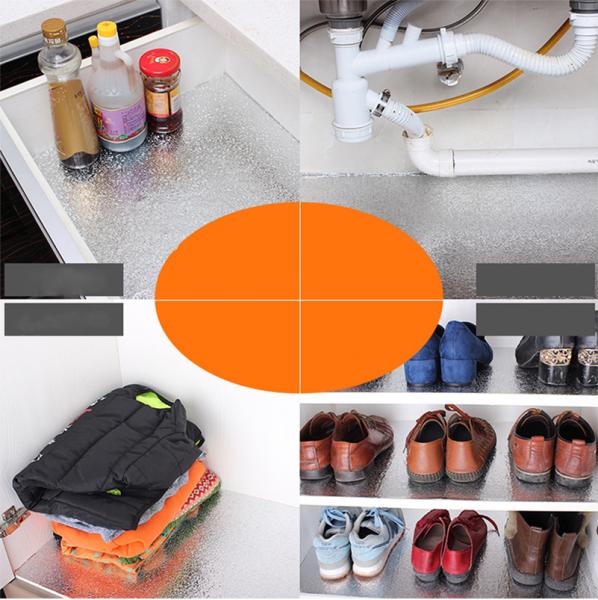 Tapis peint à l'huile de cuisine hautement brillant Autocollant PVC film de revêtement murale en vinyle avec support de colle