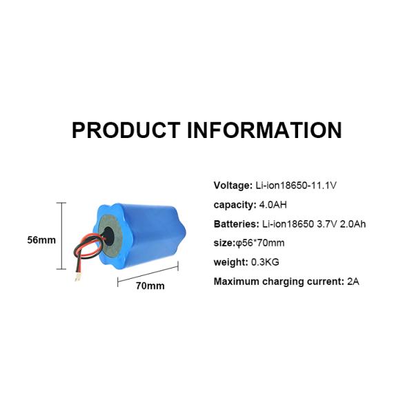 Promocional 18650 Li Ion 4000mah 11,1V 14500 Bateria de íons de lítio