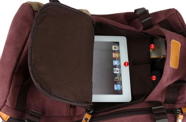 The new multi-function large capacity bag shoulder bag female Korean influx of high school students backpack man bag can