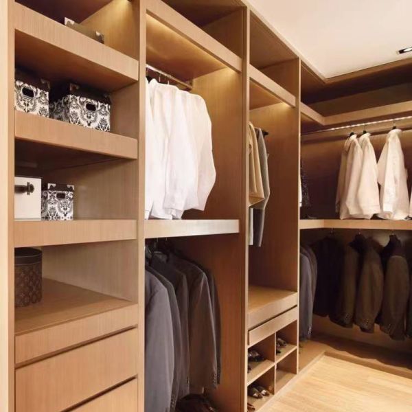 Customized Acrylic Prefab Kitchen Cabinet Open Shelves Wardrobe Apartment Furniture