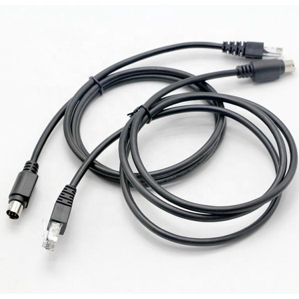 Custom 1M 2M Male to Male Female RJ45 to 8 Pin Mini Din Connector Cable