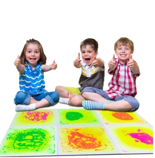 200KG Heavy Duty UV Reactive Waterproof Liquid Sensory Mat for Interactive Play and Therapy