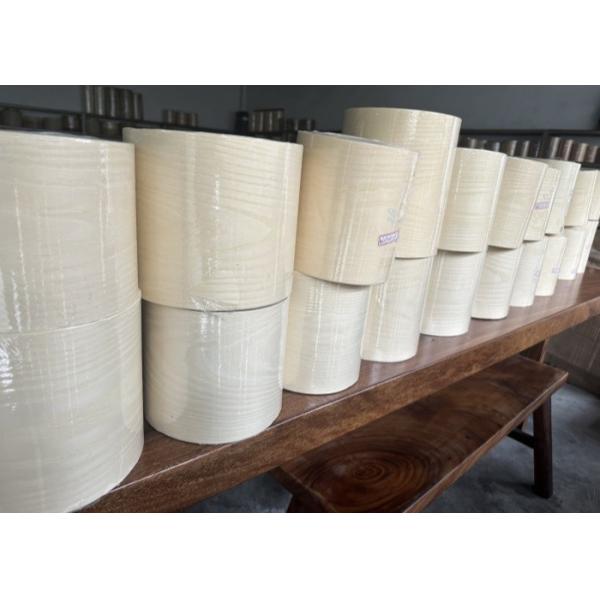 Natural American White Ash Wood Veneer Sheet With Fleece Back