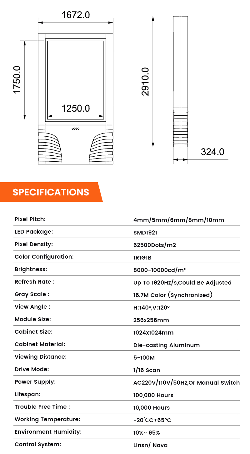 Высокая частота обновления 3840Hz алюминиевая секция p4 p5 p6 p8 p10 дисплейный экран наружной цифровой сигнализации