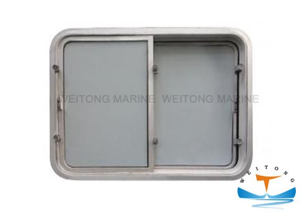 Aluminium Marine Windows For Boats Wheel House Fixed Type 200-450mm Clear Size