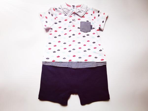 Short Sleeve Top Short Baby Boy 2pcs Set Cotton Jersey