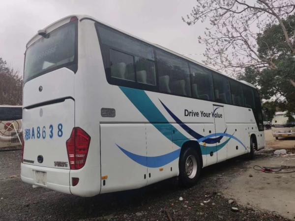 One And Half Deck Used YUTONG Coach Bus , Used Diesel Bus Airbag New Tyres