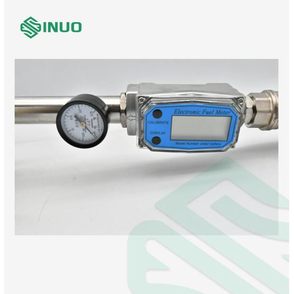 IPX3 IPX4 Spray Nozzle with Digital Flowmeter for Automotive Components IEC 60529 Test Equipment