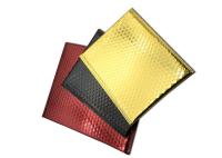 Enveloppes noires métalliques d'enveloppe de bulle de charme imperméable fait sur commande de taille