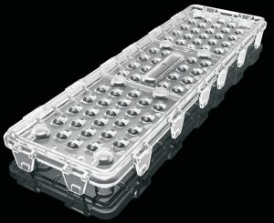 Snap Buckle 3030 LED Light Lens 64 In 1 236x70mm For LED Light Accessories
