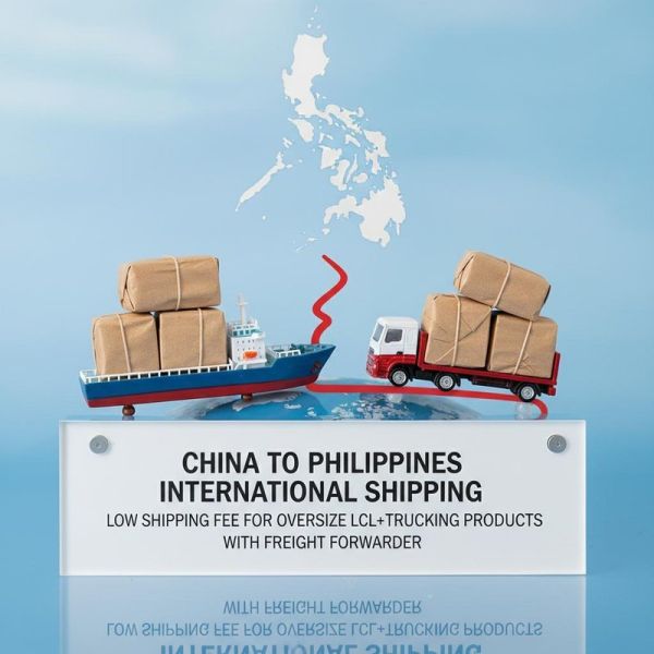 China to Philippines International Shipping with Low Shipping Fee for Oversize LCL+Trucking Freight Forwarding