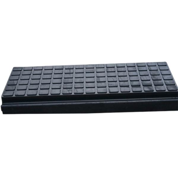 Panel de cruce de nivel de goma negra personalizable P50 P60 para construcción ferroviaria