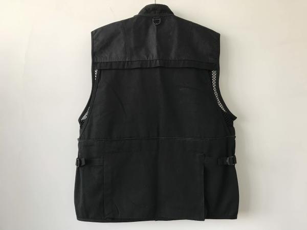vest, photography vest, mens vest 037 in T/C 65/35 fabric, black color, fishing vest, casual vest