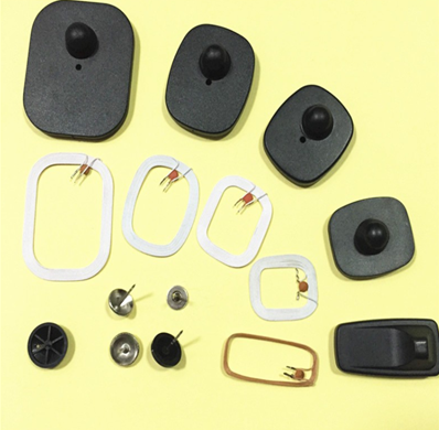 La etiqueta del RF de la ropa del supermercado con el logotipo aumentado/suavemente seguridad marca con etiqueta