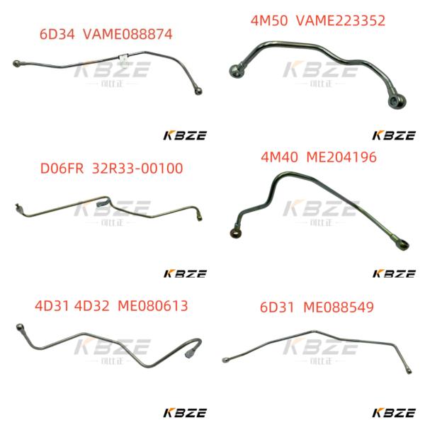KOBELCO SK200-8 SK210-8 TURBO OIL INLET PIPE VH15407E0110 Вписывается в дизельный двигатель HINO J05