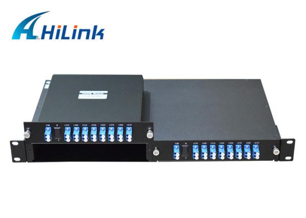 Baixo módulo do entalhe SC/APC CWDM Mux Demux dos filtros 8CH LGX da fibra da perda de inserção