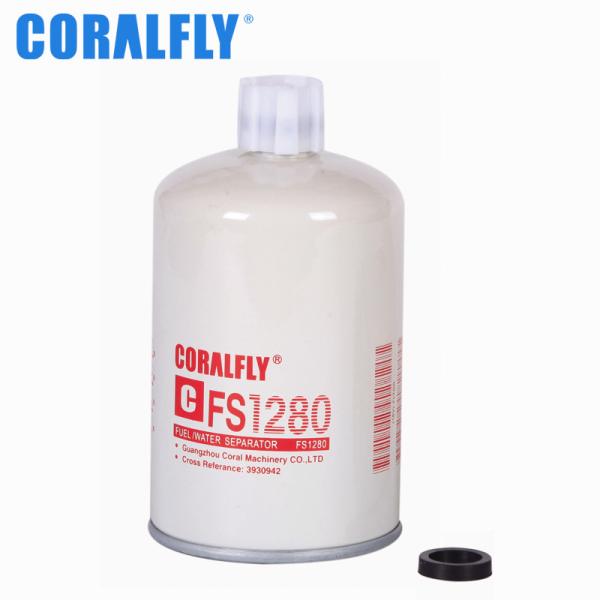 Fs1280 BF1280 P551329 3925274 FLEETGUARD Truck Air Filter Fuel / Water Separator Spin - On With Drain