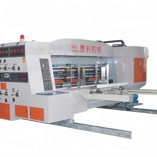 High Speed Flexo Printer Slotter Die Cutter PLC Controlling  For Corrugated Carton Box