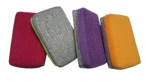 Almofadas de polonês de lustro de limpeza absorventes de panos do banheiro de Microfibre para o prato da cozinha
