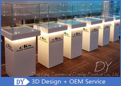Armário de exposição de joalheria personalizada / Vitrine de exposição de joalheria em pé médio