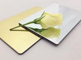 Laminate Mirror Finish Aluminium Sheet Highly Reflective Washable For Lighting