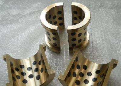 O cilindro flangeou os rolamentos de bronze do molde com as tomadas contínuas do lubrificante