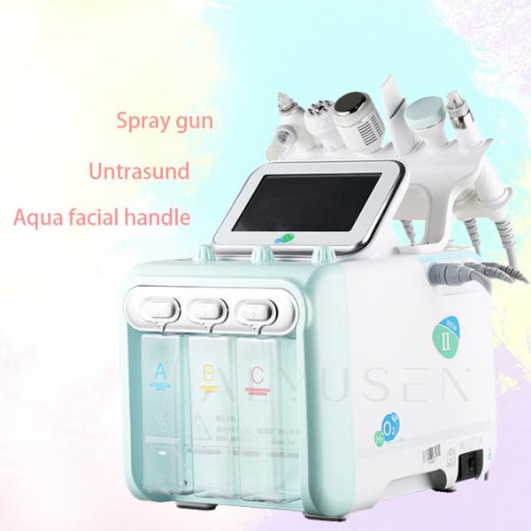 Спа машины красоты гидры воды кожа кислорода лицевого очищая затягивая 6 в 1