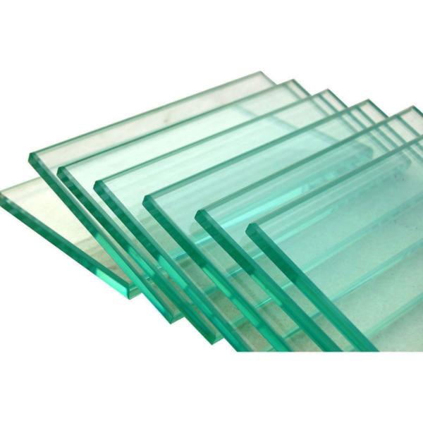Clear Glass Flat Stainless Steel Balcony Railing 100 X 100 cm 3mm-19mm Tempered Glass Tou