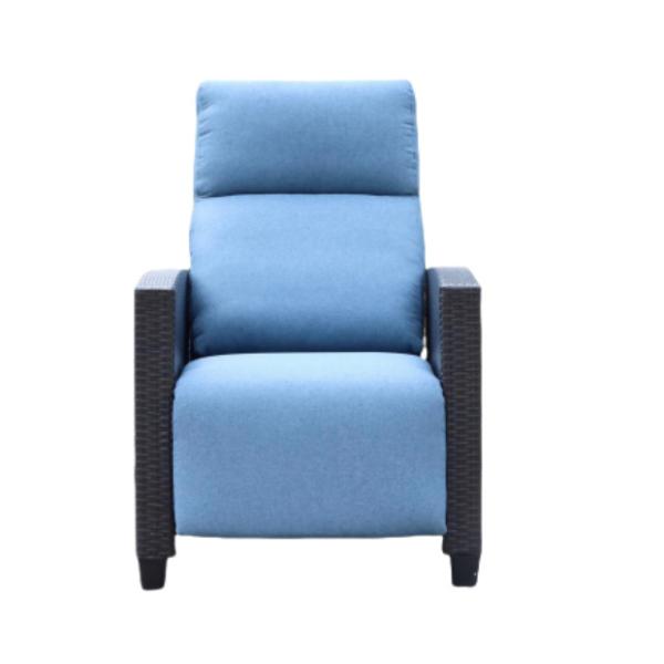 CE BSCI Home Rattan Furniture Modern Office Sofa Mid Century Recliner