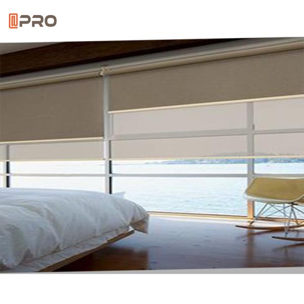 AAMA Motorized Roller Blinds Shades Blackout Automatic Window Blinds Shades Shutters