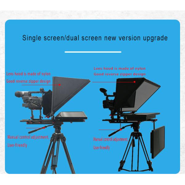 TYSTVideo Teleprompter de equipos de radiodifusión con monitor de 24 pulgadas Compatibilidad perfecta