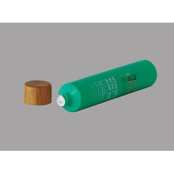 10-30ml Bamboo Tube Packaging Custom Empty Cosmetic Squeeze Plastic Facial Cleanser Tube