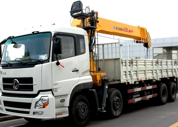 Economical Heavy Things Lift Truck Loader Crane , 16 Ton Truck With Crane