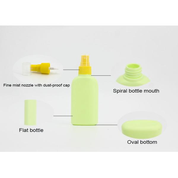 HDPE Square Lotion 2.7oz Plastic Cosmetic Spray Bottles