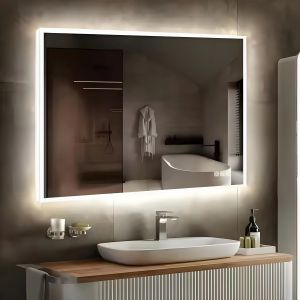 Contemporary Coloured Bathroom Mirrors For Bedroom Partition Use