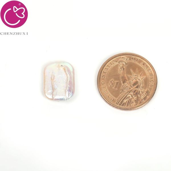 Natural Freshwater Pearl White Loose Beads Square Rectangle Baroque Wholesale for Jewelry Making