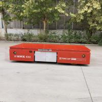Carro liso Trackless elétrico para transportar estruturas do metal