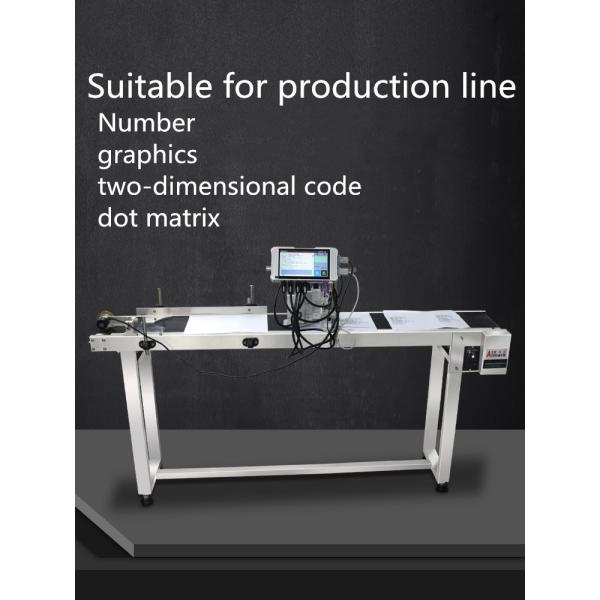 Touch Screen Auto Expiry Date Coding Logo TIJ Inkjet Printer Online Printing Machine