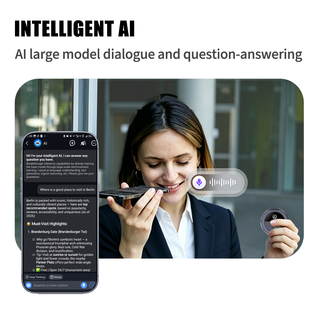 AI Voice Cloning Device Meeting Summary Translation Simultaneous Interpretation