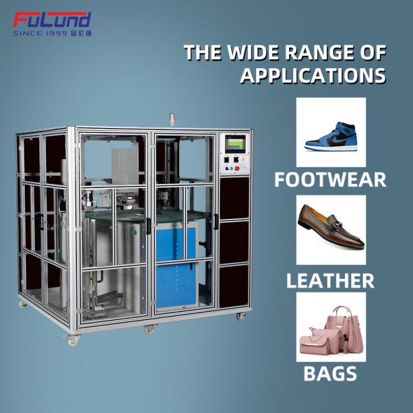 Full Automatic Shoe Making Machine Label Stick Lebeling For Nike Aj Adidas Bags