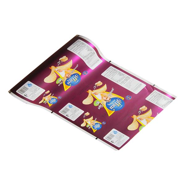 Colorful Plastic Packaging Film Roll Food Grade Customizable Laminated For Snacks