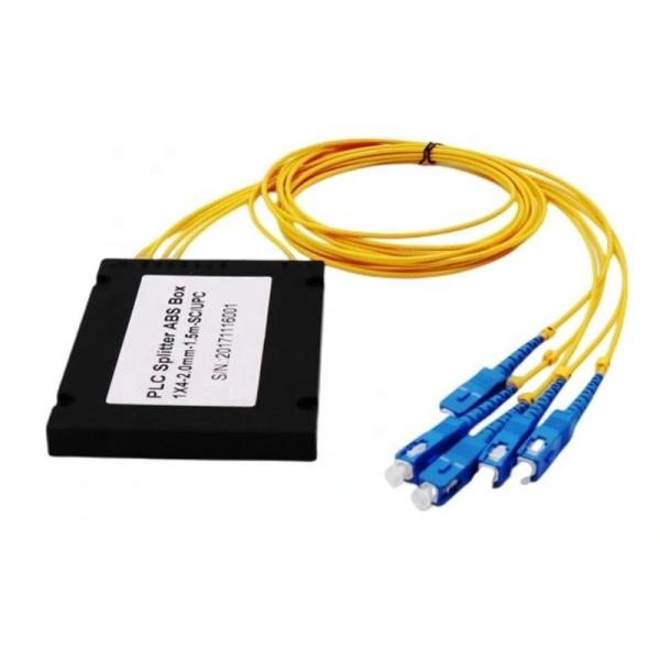 Supply Fiber Optical PLC Splitter 1X8 1X16 SM ABS Box for Fiber Patch Cord Manufacture