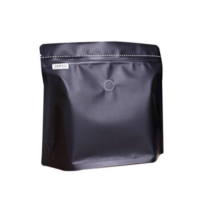 Moisture and Oxygen Resistant Square Bottom Coffee Packaging Bags with Zipper