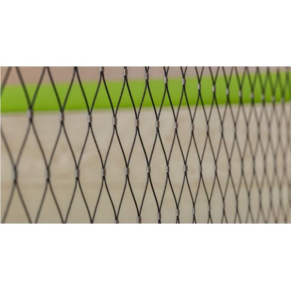 Stainless Steel 316 Anti dropping Rope Mesh For Shopping mall/Market protection
